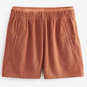 NWT Athleta Echo Shorts Color Burt Orange Size 8